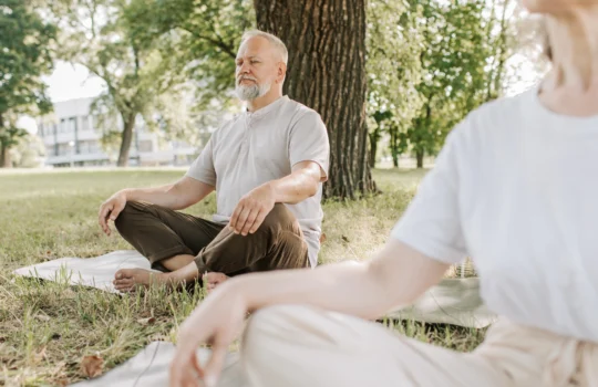 yoga for old people