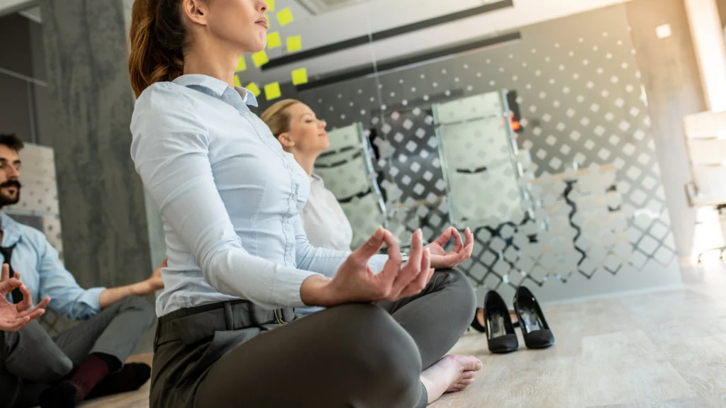 yoga at work